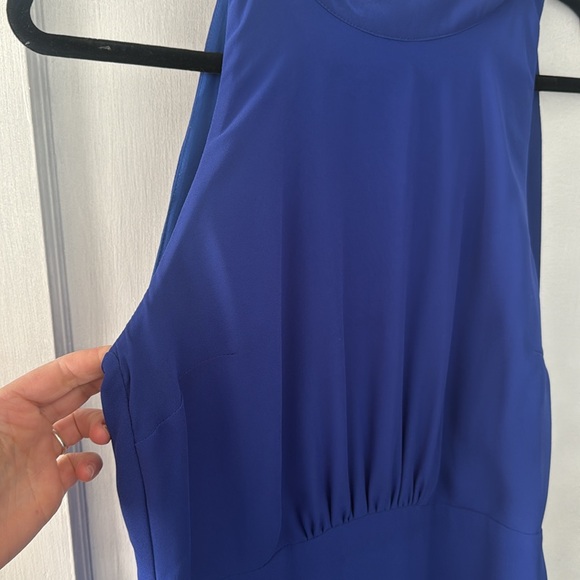 Sam Edelman Tiered Blue Midi Dress - Picture 7 of 8
